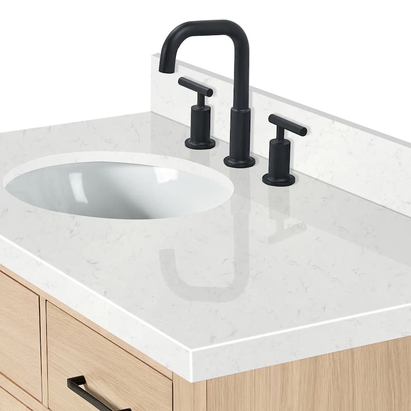 Ariel T042SLCQOVO Hepburn 43" Free Standing Single Basin Vanity Set