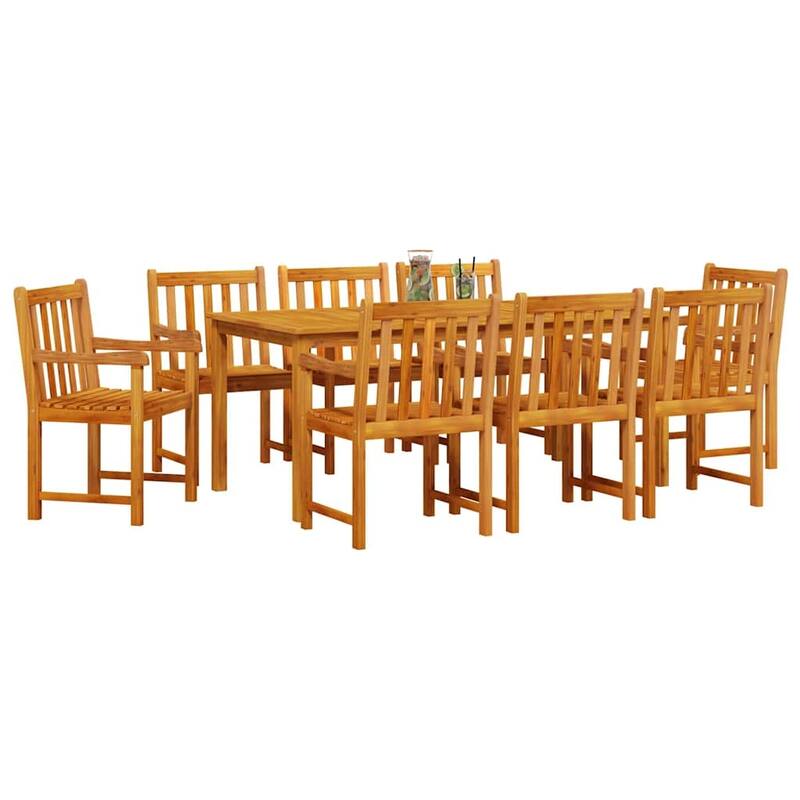 vidaXL Garden Dining Set Brown solid acacia wood - 35 x 71 x 30
