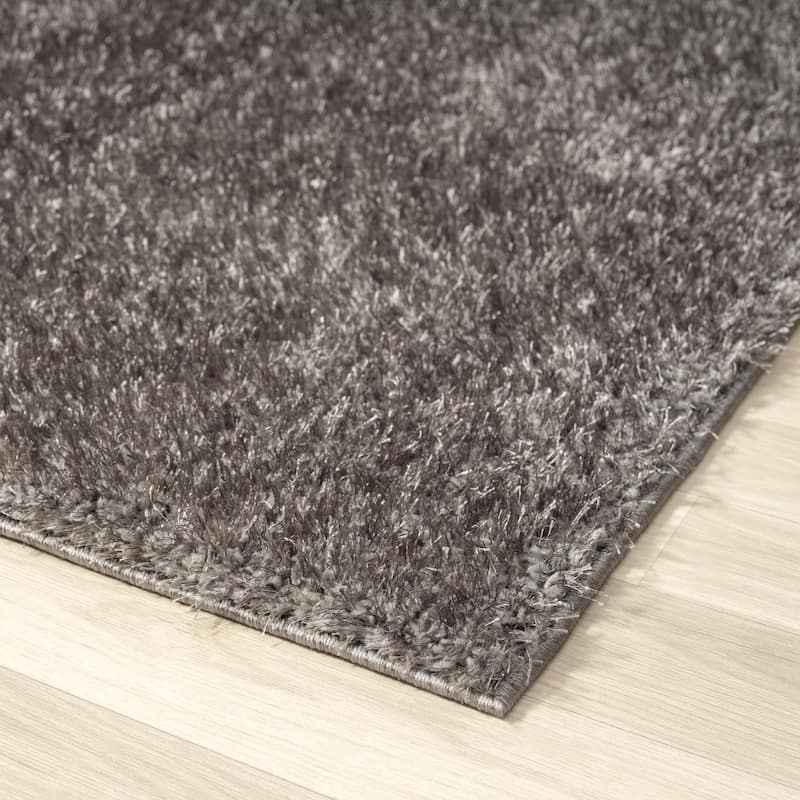 Luxe Weavers Shag Solid Area Rug for Living Rooms