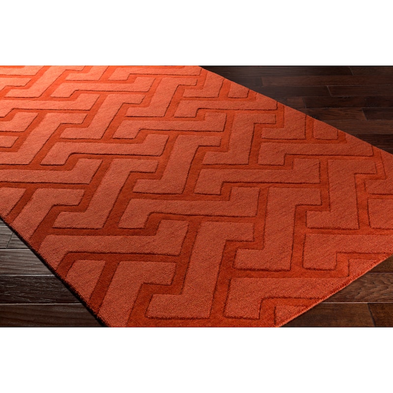 Hand-Loomed Ridgeway Wool Area Rug