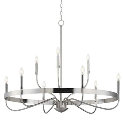 Maxim 14499 Frankie 9 Light 40" Wide Taper Candle Style Chandelier