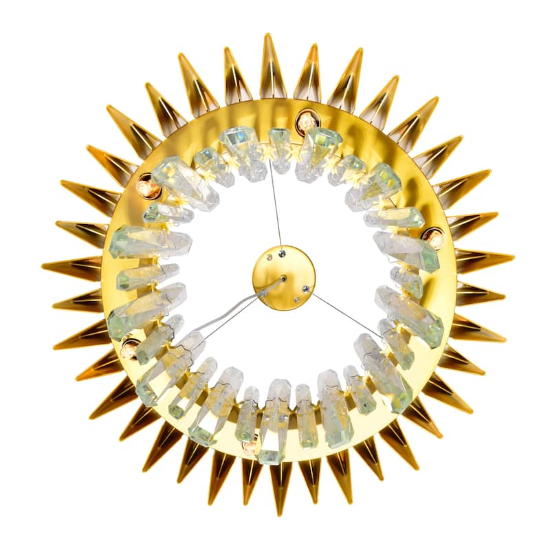 Cityscape 12 Light 20in Satin Gold Chandelier - Satin Gold