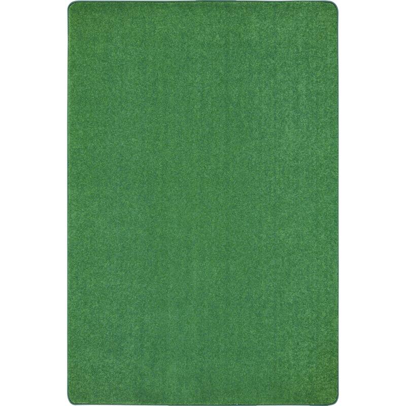 Just Kidding Oval Educational Polyester Area Rug