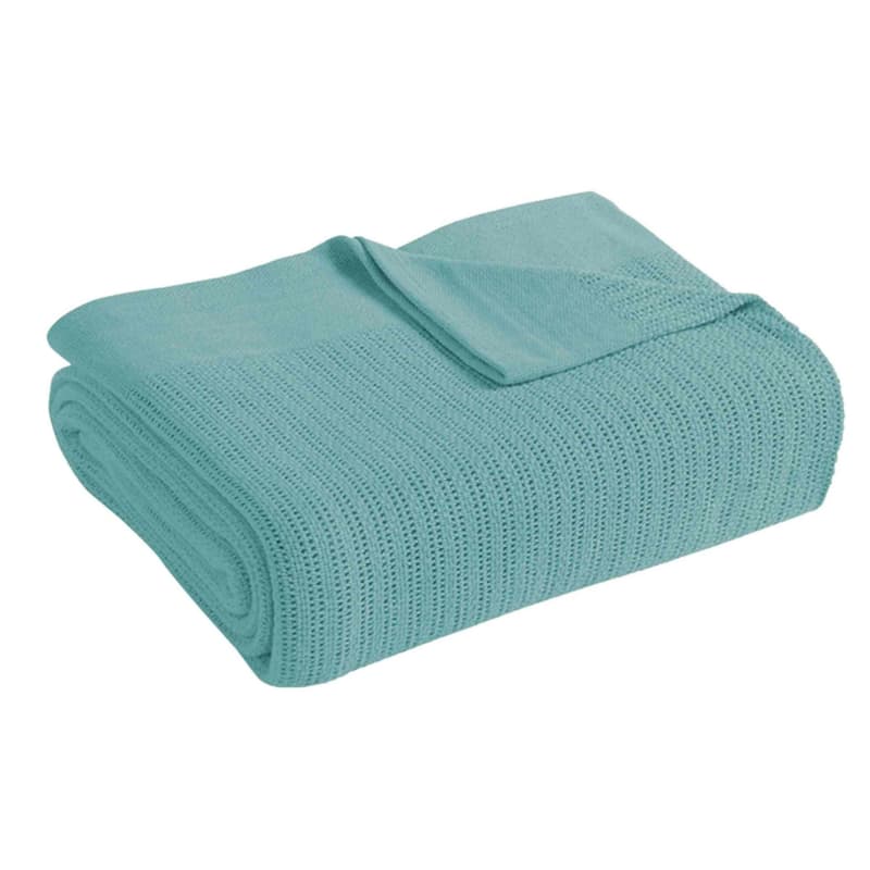Fiesta® Turquoise Twin Blanket