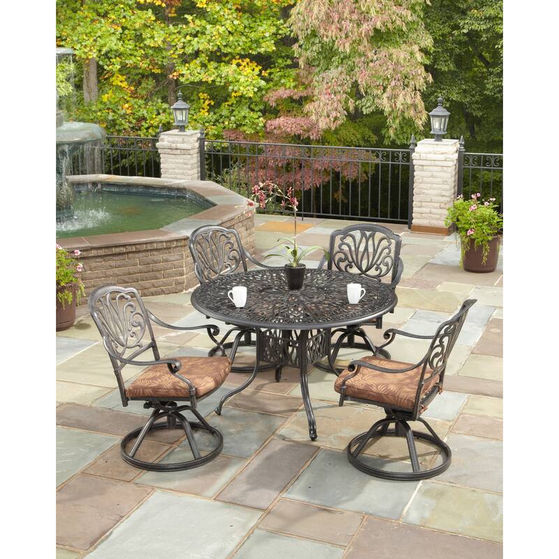 Capri Outdoor Swivel Rocking Chair by Homestyles