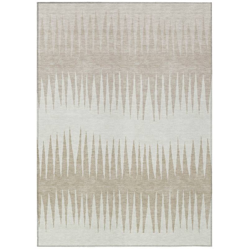 Machine Washable Indoor/ Outdoor Chantille Contemporary Ombre Rug