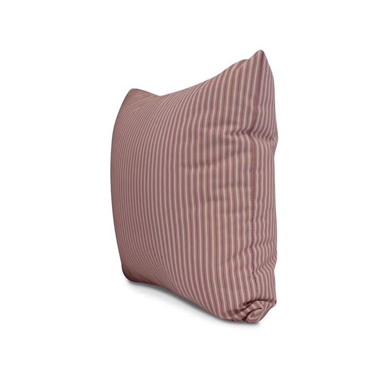 26 x 26 inch Ticking Stripe Decorative Pillow