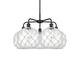 Option Matte Black / Clear Glass with White Rope