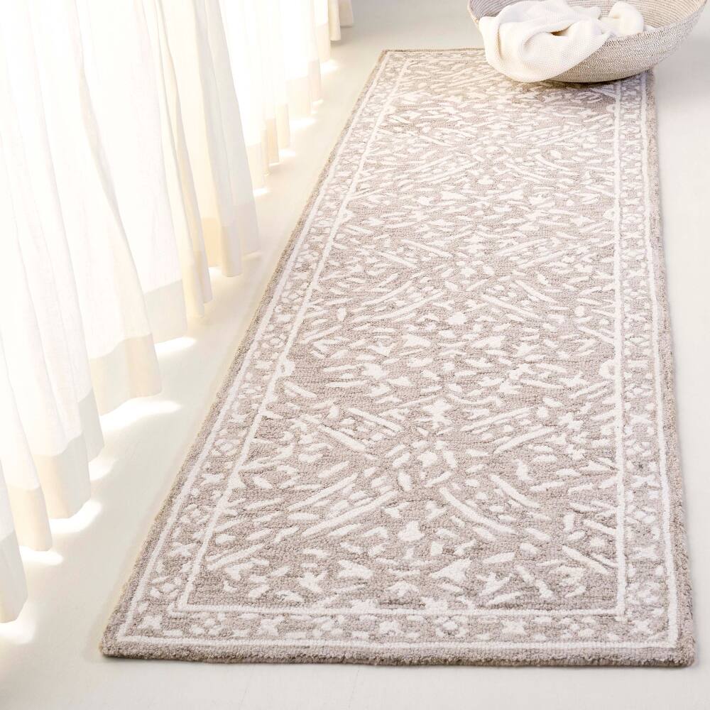 Lauren Ralph Lauren, Handmade Olivier Contemporary Floral & Botanical Wool Rug