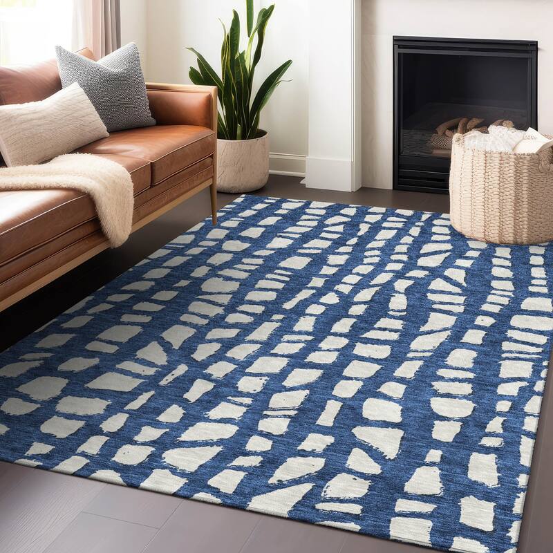 Premium Washable Super Soft Contemporary Cobble Mayfield Rug