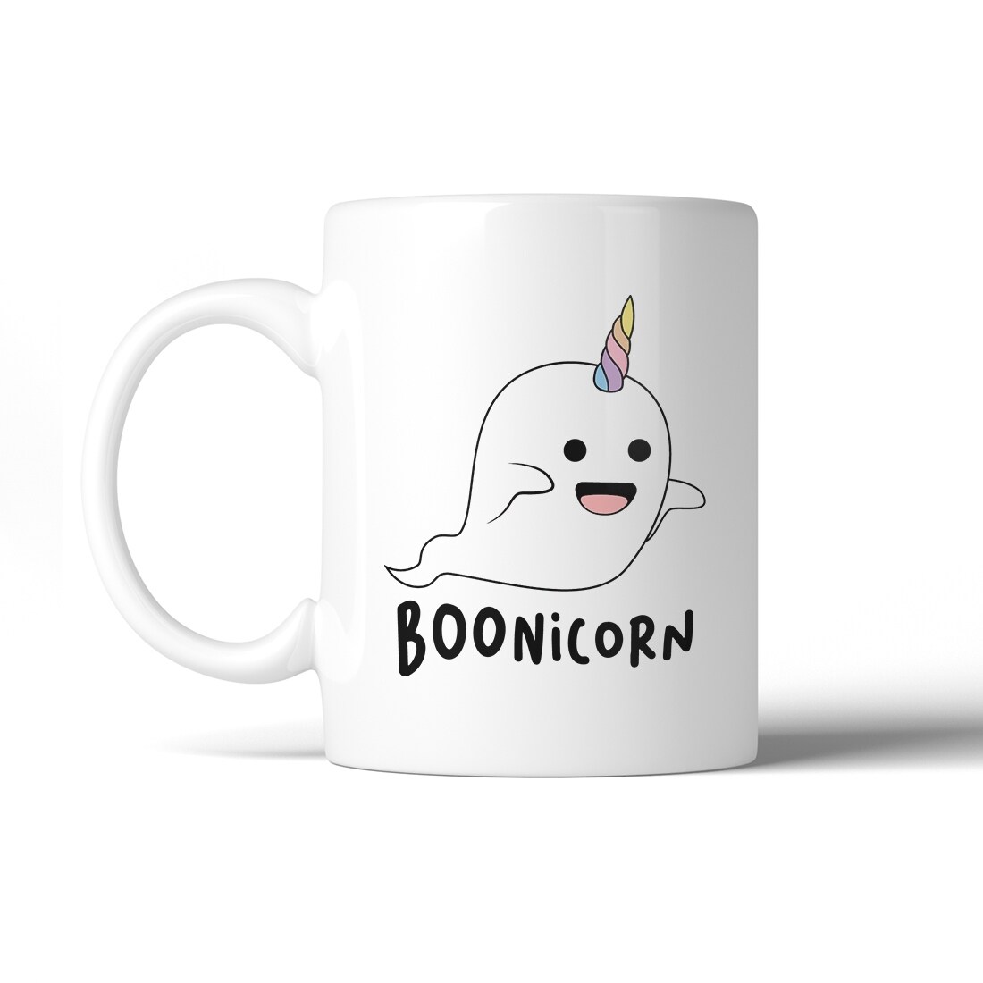 Shop Boonicorn Cute Halloween Ghost Unicorn 11 Oz Ceramic Coffee
