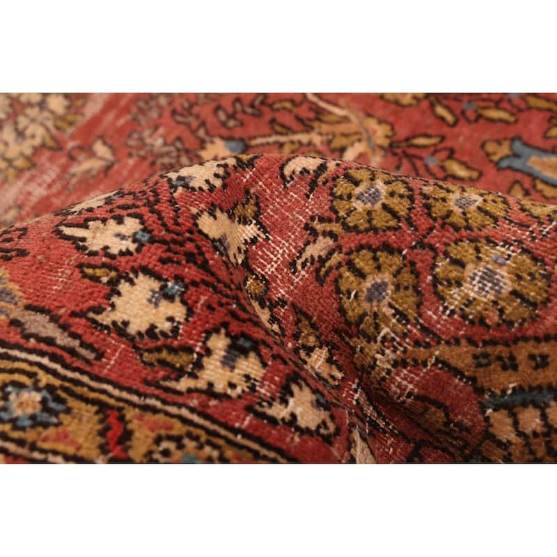 ECARPETGALLERY Hand-knotted Kayseri Vintage Copper Wool Rug - 4'9 x 8'10