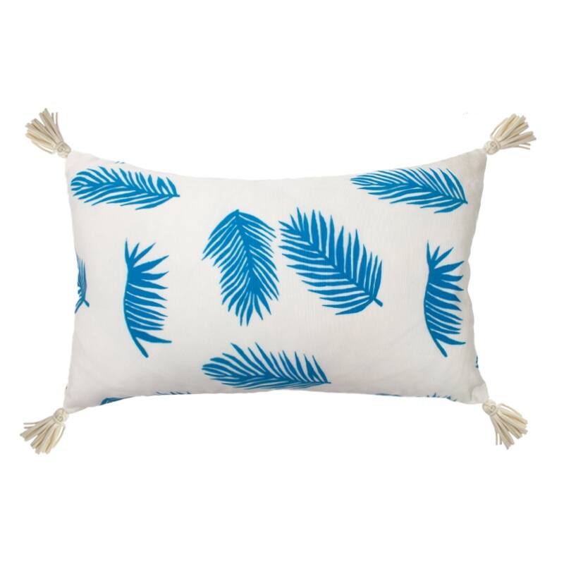 Jiti Outdoor Modern Minimal Waterproof Sunbrella Custom Design Single Palm Patterned Decorative