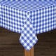 preview thumbnail 7 of 26, Fabstyles Country Check Cotton Tablecloth Blue - 54X72