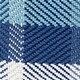 preview thumbnail 3 of 3, Artistic Weavers Lucian Handmade Blue Plaid Cotton Throw Pillow