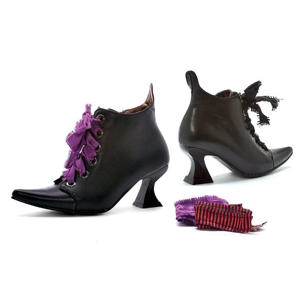 Womens Black Witch Costume Boots