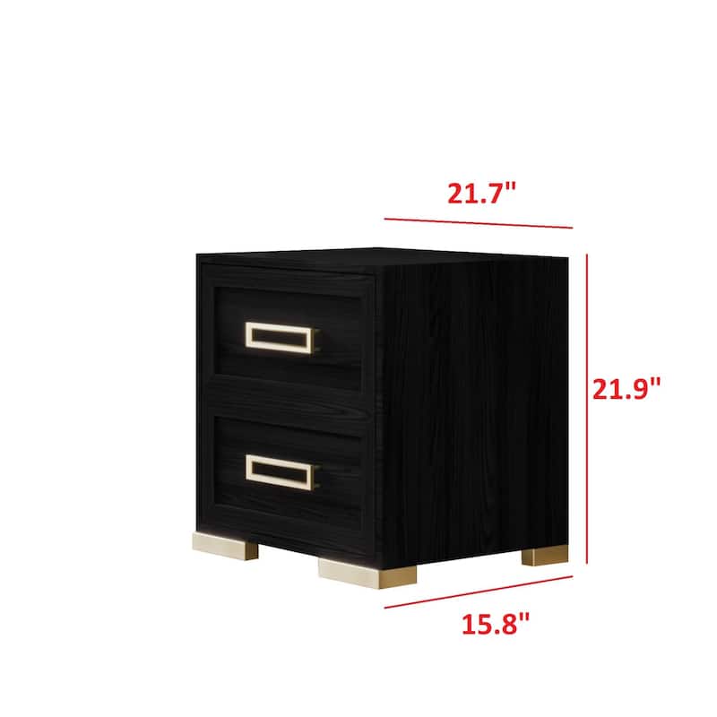 Deena 2 Drawer Nightstand