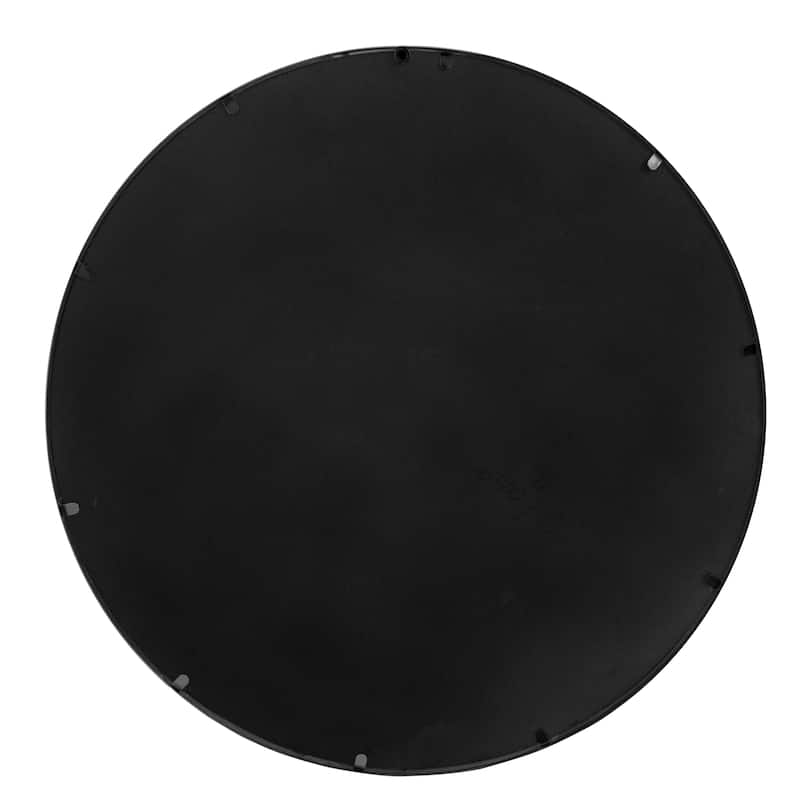 MacLuu Round Metal Wide Frame Wall Mirror