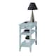 Copper Grove Aubrieta1 Drawer Chairside End Table with Shelves