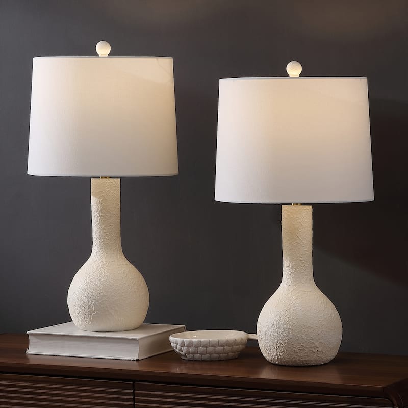 Katee 24.75" Resin/Metal Gourd LED Table Lamp, (Set of 2), By JONATHAN Y