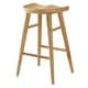 preview thumbnail 15 of 28, Saville Backless Wood Counter Stools - Set of 2