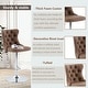 preview thumbnail 42 of 76, Swivel Velvet Bar Stools Sliver Pesdestal (Set of 6)