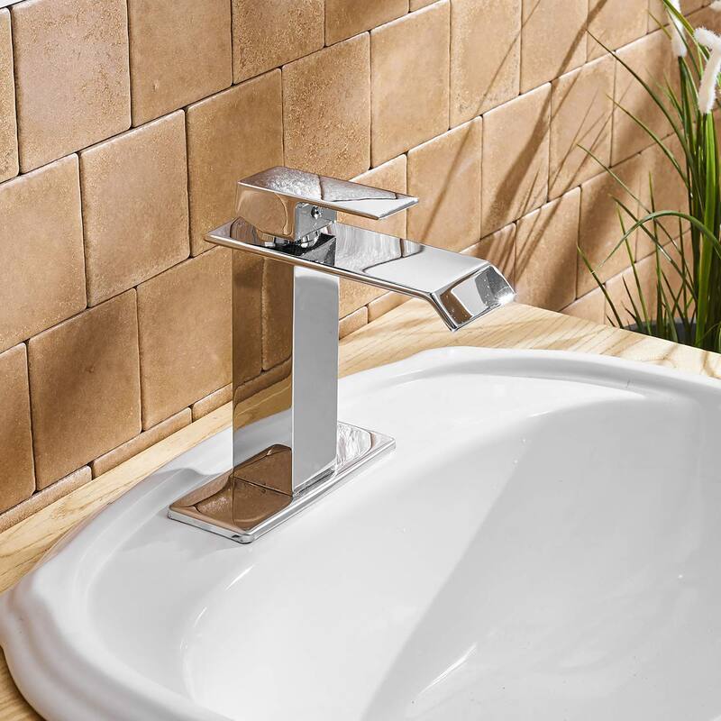 Single Hole Bathroom Sink Faucet - Chrome Finish