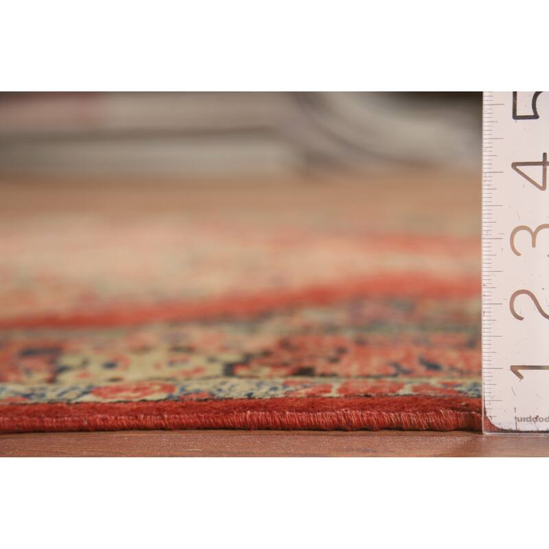 Sarouk Persian Rug Handmade Wool Carpet - 4'2" x 6'6"