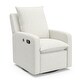 preview thumbnail 1 of 4, Storkcraft Timeless Recliner Glider With USB Ivory Boucle