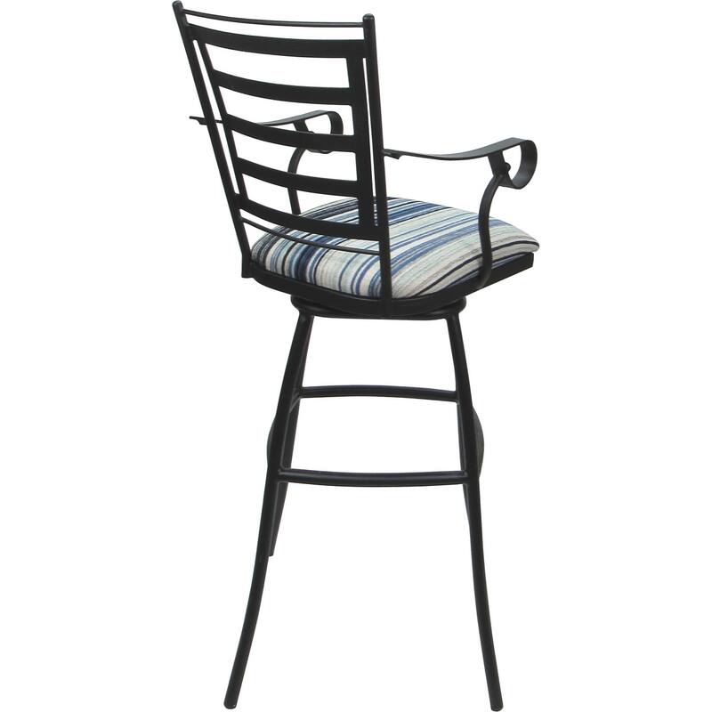 Outdoor Indoor Bar Stool Counter Extra Tall - Jenna with Arms