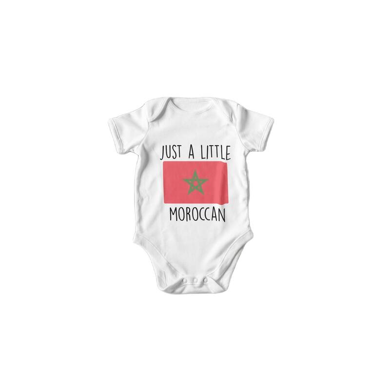 Morocco - Baby Boy Girl Clothes Infant Bodysuit Funny Cute Newborn - Pink - 0-3M