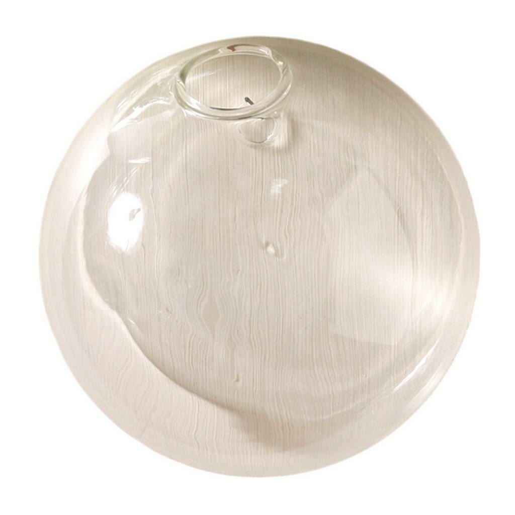 Round Glass Bubble Wall Decor, Large, Clear
