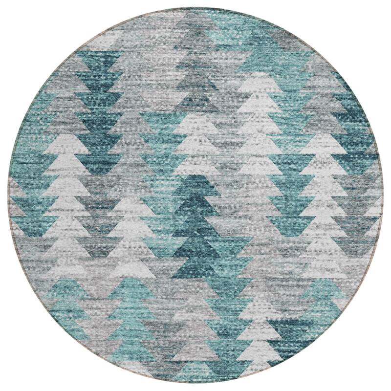 Machine Washable Indoor/ Outdoor Chantille Modern Moroccan Boho Rug