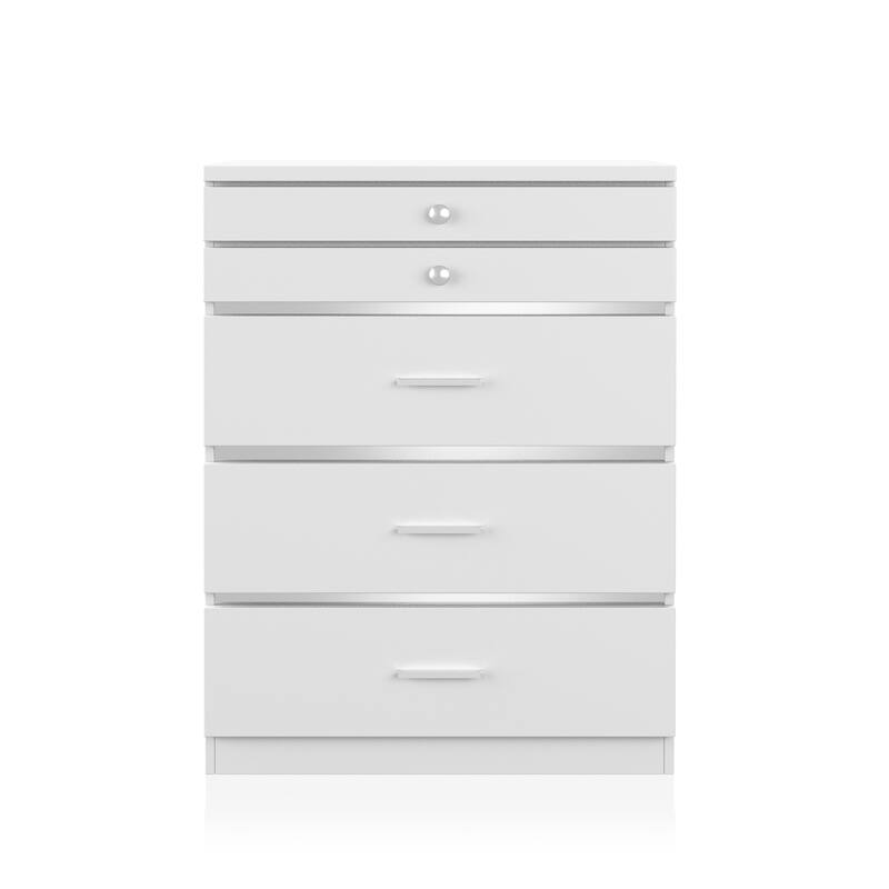 Mary Glam 5-Drawer Jewelry Armoire with Felt by Furniture of America
