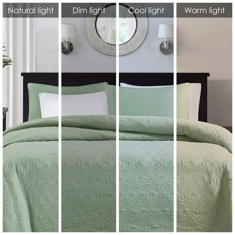 Madison Park Mansfield Reversible Quilt Set