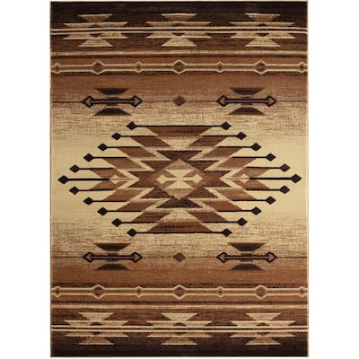 Sunset Valley Pueblo Southwest Lodge Area Rug