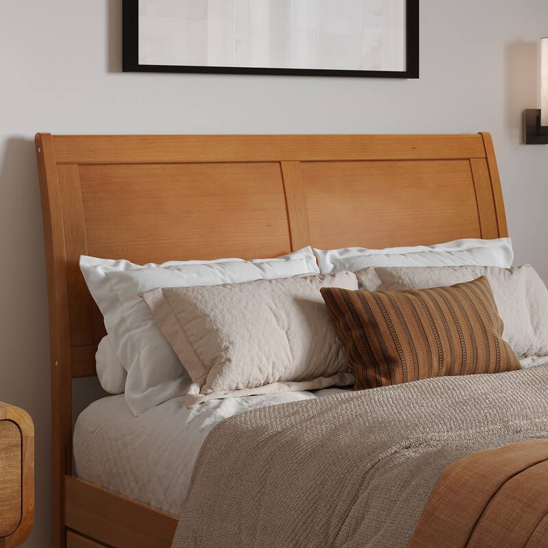 Andorra Platform Bed with Panel Footboard and Storage Drawers