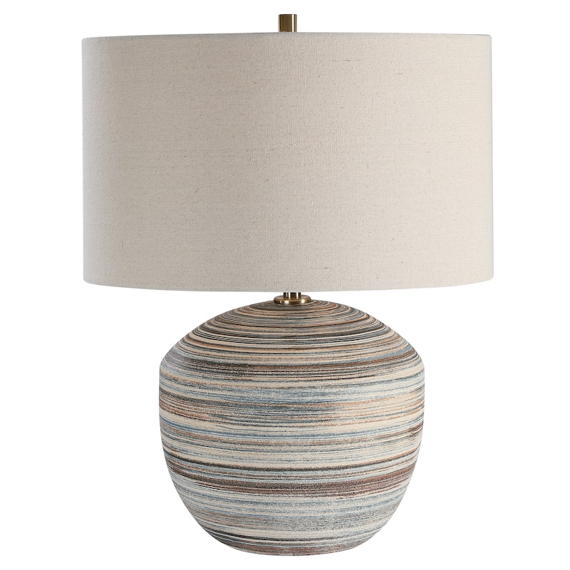 Uttermost Prospect Neutral Striped Accent Lamp