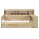 preview thumbnail 3 of 10, Maximize Stroage Space Daybed Wooden Platform Bed Natural Finsh Twin Size Daybed Frame w/ 2 Drawers, No Box Spring Needed