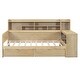 preview thumbnail 2 of 17, Multi-functional Twin Size Daybed Bed Frame with Study Desk Shelf and 2 Storage Drawer