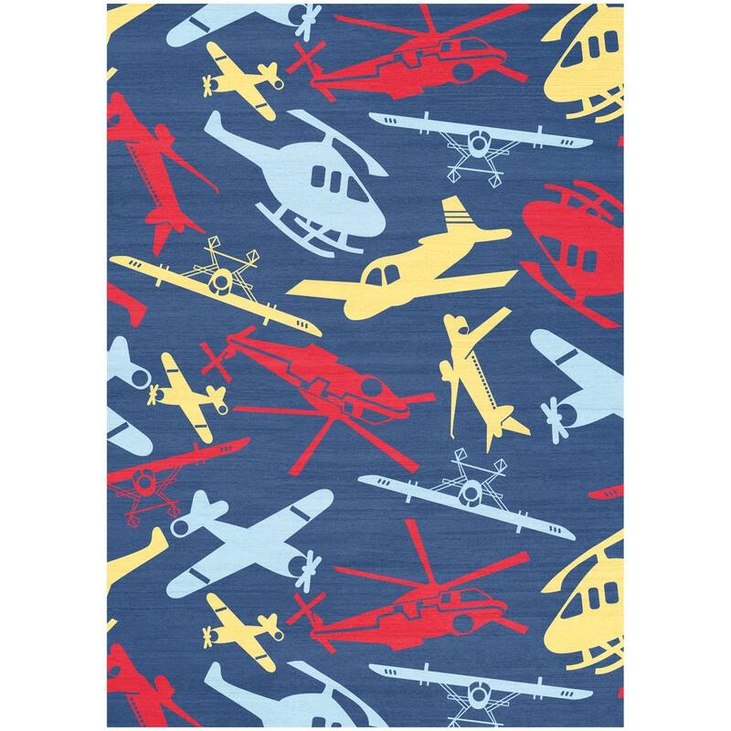 HomeRoots Juvenile/Youth Casual Rectangle Area Rug