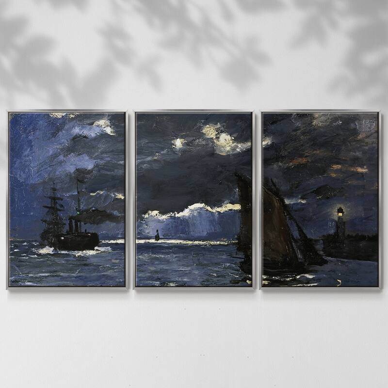 Monet - Multi Piece Framed Canvas