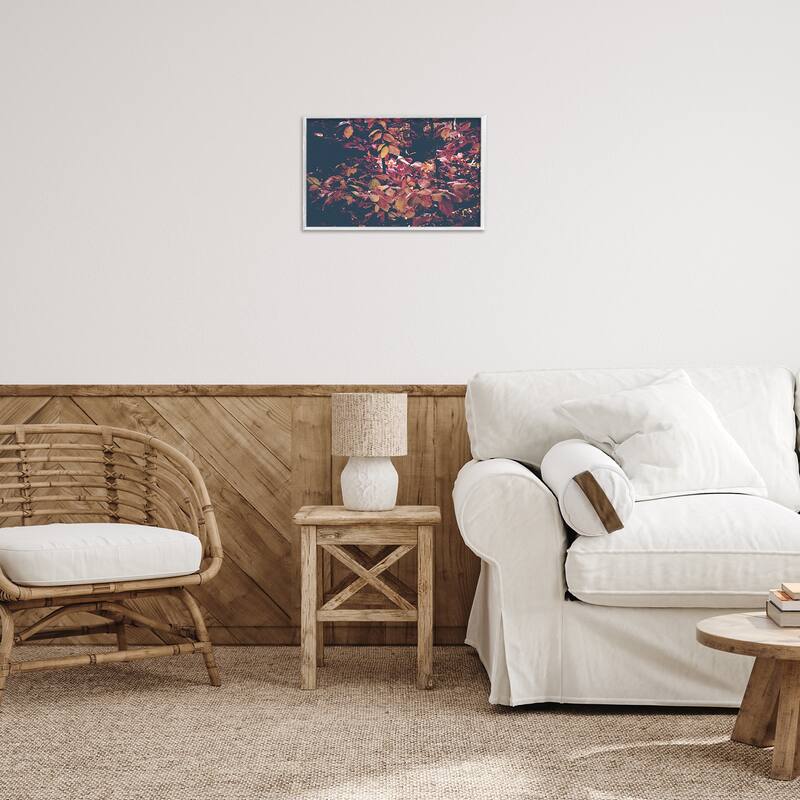 Stupell Dusky Forest Leaves Framed Giclee Art Design By Gemma Bardot