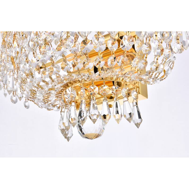Elegant Lighting V1900W12/RC Century 2 Light 6" Tall Wall Sconce with