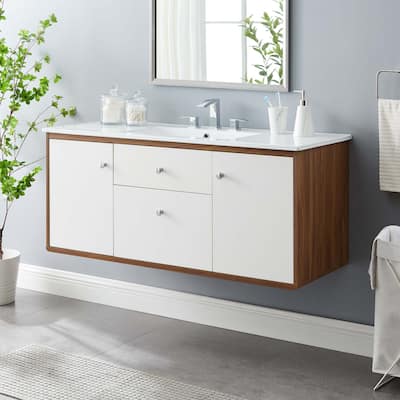 Transmit 48" Wall-Mount Bathroom Vanity