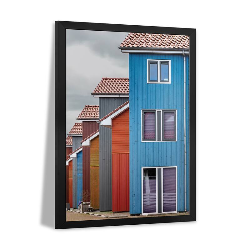 Colour Row Premium Framed Poster by Theo Luycx