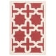 preview thumbnail 182 of 183, SAFAVIEH Handmade Cambridge Trudie Geometric Wool Rug 2' x 3' - Rust/Ivory - Rectangle