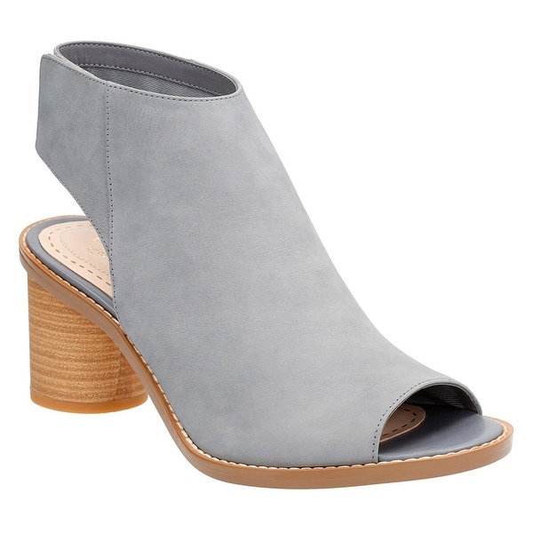 clarks open toe ankle boots