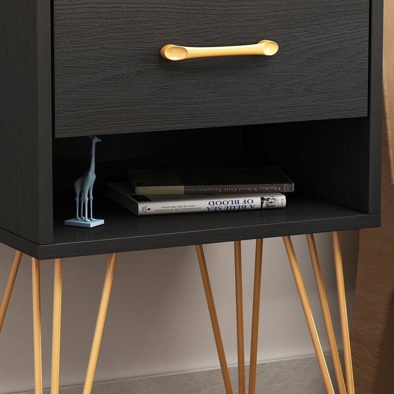 1-drawer Modern Nightstand