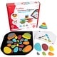 preview thumbnail 1 of 4, FunPlay Rainbow Pebbles, Sorting & Stacking Activity Set